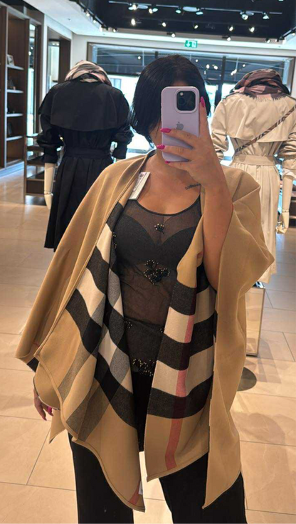Burberry Charlotte Cape Camel