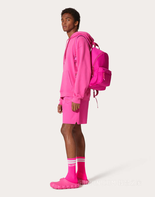VLTN backpack in nylon Pink