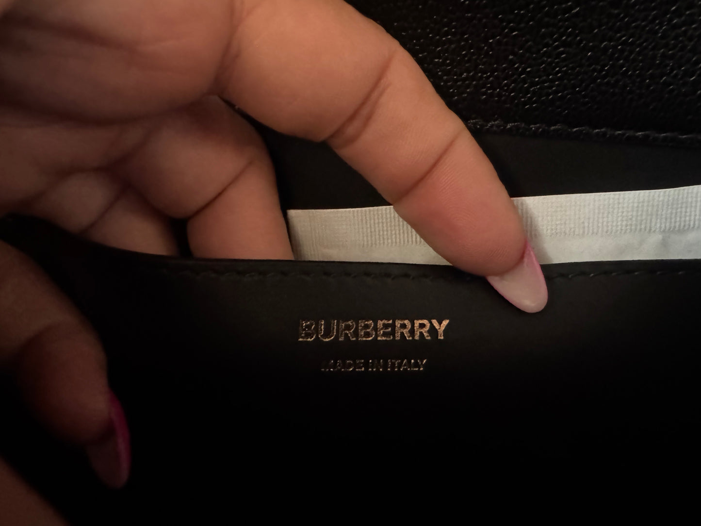 Burberry Mackford Large Black Check
