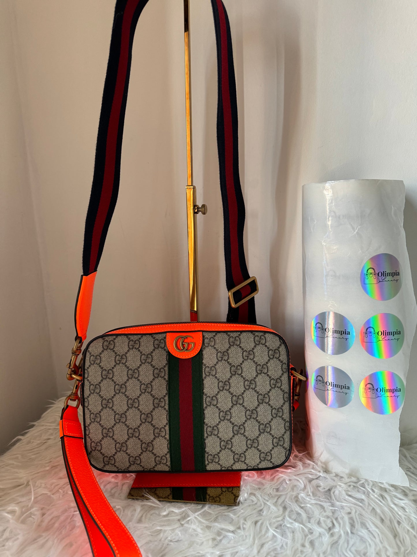 Gucci Ophidia small Crossbody Bag Orange