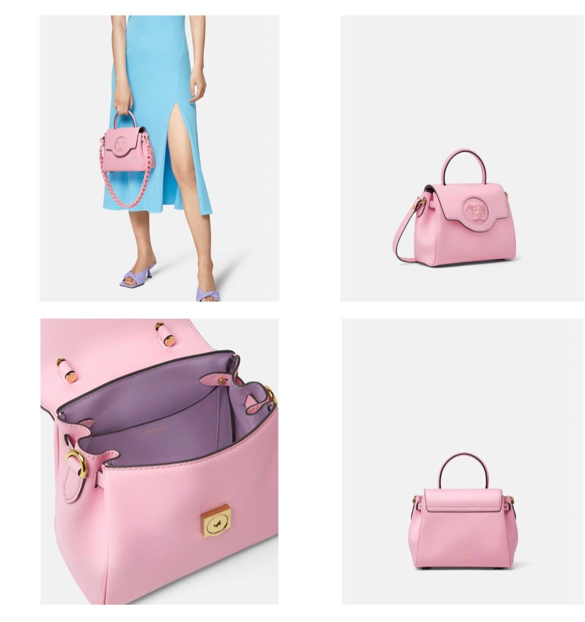 Versace Medusa Pink top Handle