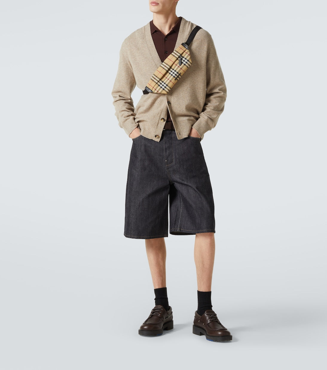 Burberry Sonny Check Nylon bumbag