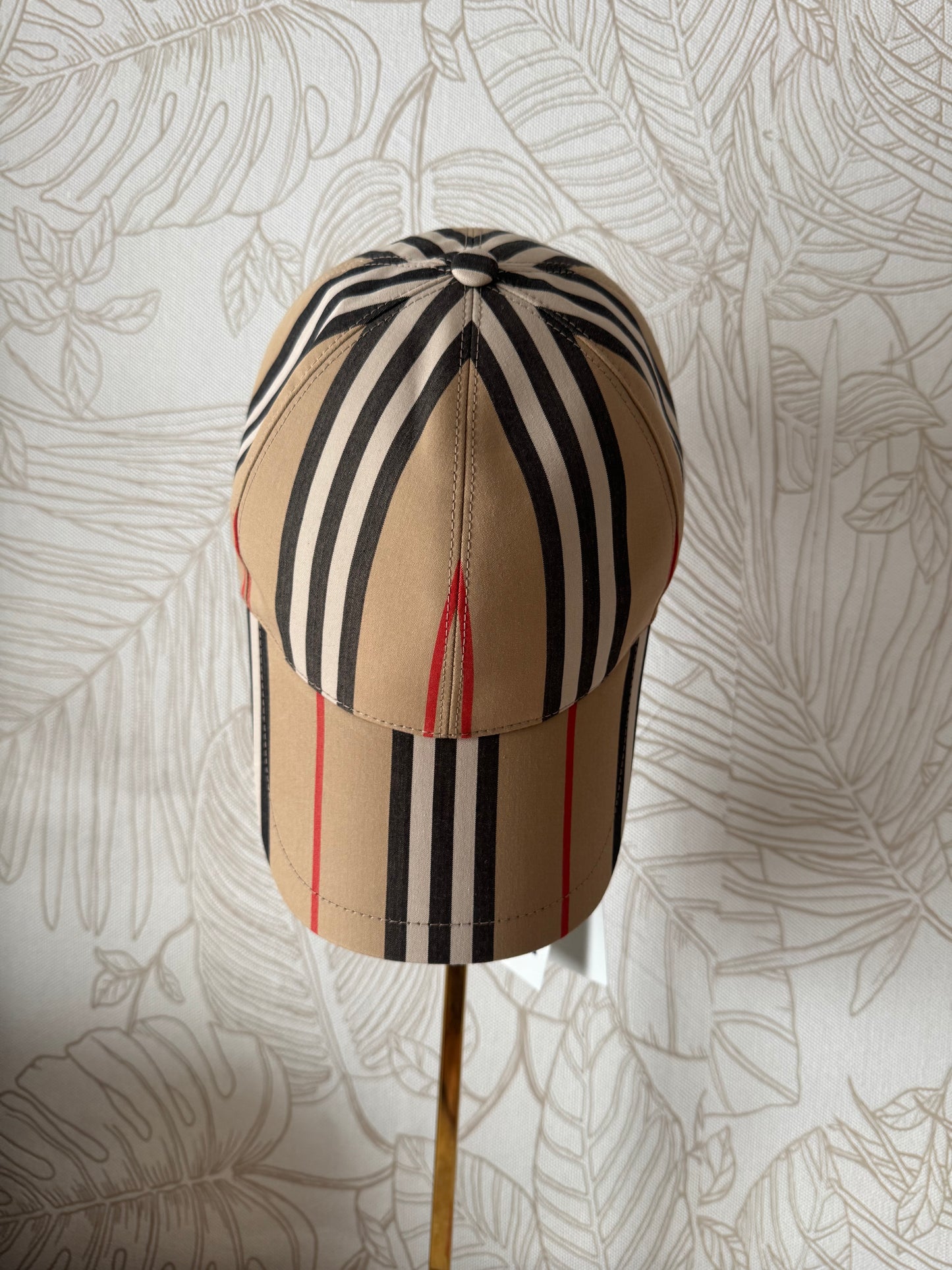 Burberry Stripe Baseball Cap New size M