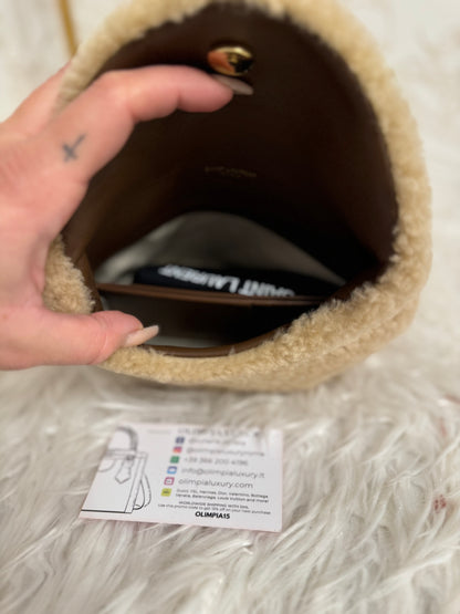 Saint Laurent Pouch Shearling