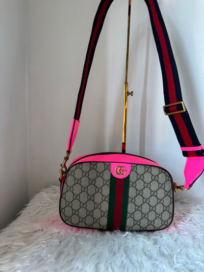 Gucci Ophidia small Neon pink Crossbody Bag