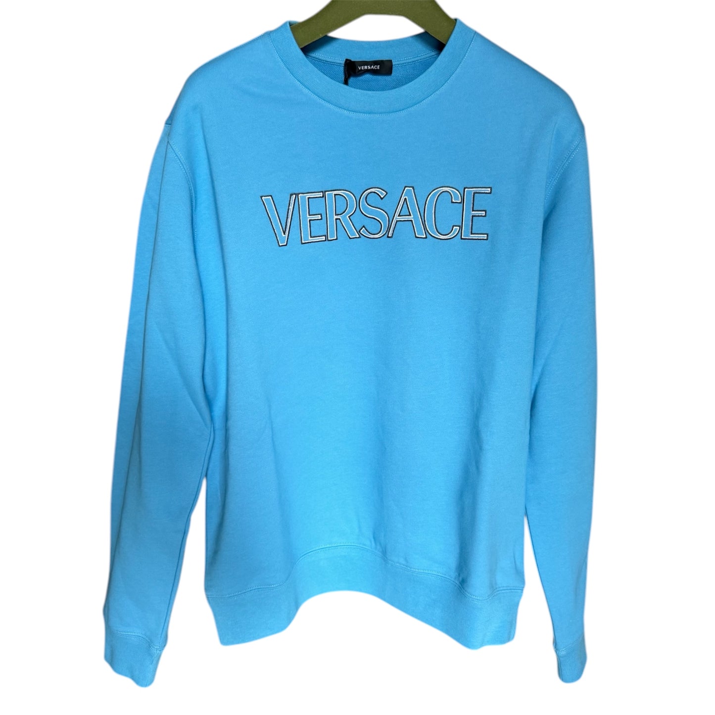 Versace Logo Sweater Blue