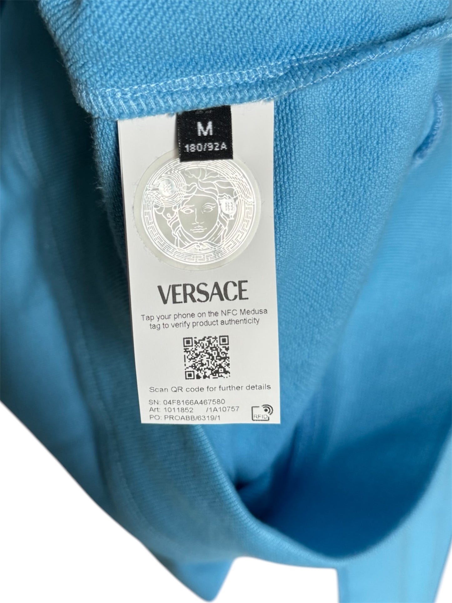Versace Logo Sweater Blue